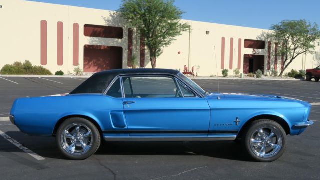 1967 Ford Mustang 289 V8 C CODE P/S! ACAPULCO BLUE METALLIC! - photo 6