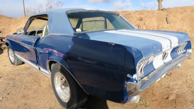 1967 Ford Mustang C CODE 289 V8 RUST FREE CA CAR! BLACK & YELLOW ! - photo 4