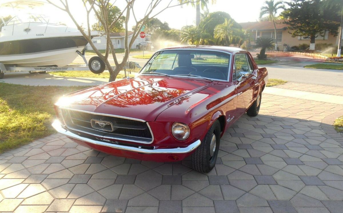 1967 FORD MUSTANG CANDY APPLE RED "C" CODE $$L@@k$$. 1967 Ford Mustang