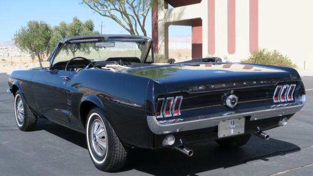 1967 Ford Mustang CONVERTIBLE 289 C CODE SAN JOSE NIGHTMIST BLUE! !! - photo 8