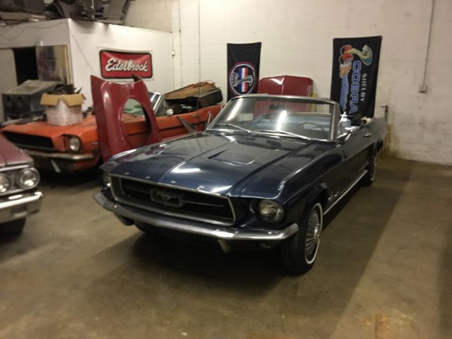 1967 Ford Mustang Convertible 289 V-8 - Power Steering - Power Convertible Top 1967 Ford Mustang Convertible
