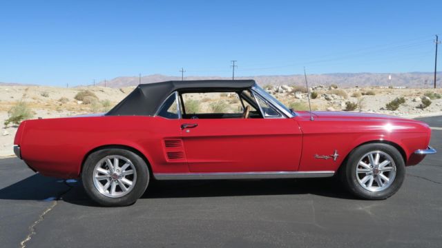 1967 Ford Mustang CONVERTIBLE 289 V8 C CODE! RESTORED! SHELBY WHEELS - photo 4