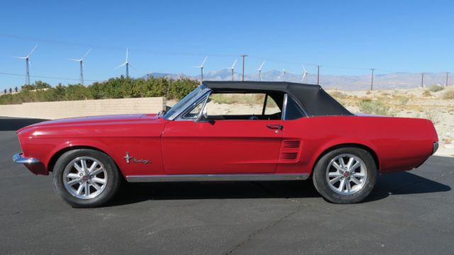 1967 Ford Mustang CONVERTIBLE 289 V8 C CODE! RESTORED! SHELBY WHEELS - photo 5