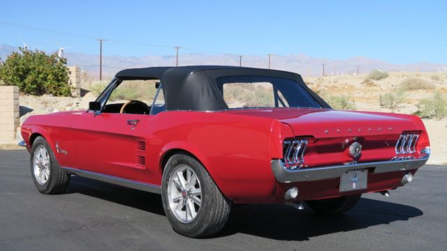 1967 Ford Mustang CONVERTIBLE 289 V8 C CODE! RESTORED! SHELBY WHEELS - photo 6