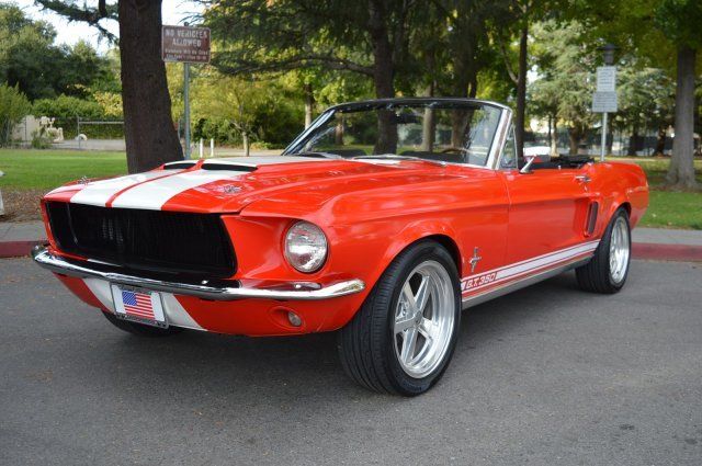 1967 Ford Mustang Convertible Custom Shelby Clone Red Automatic 0 1967 Ford Mustang Convertible Custom Shelby Clone