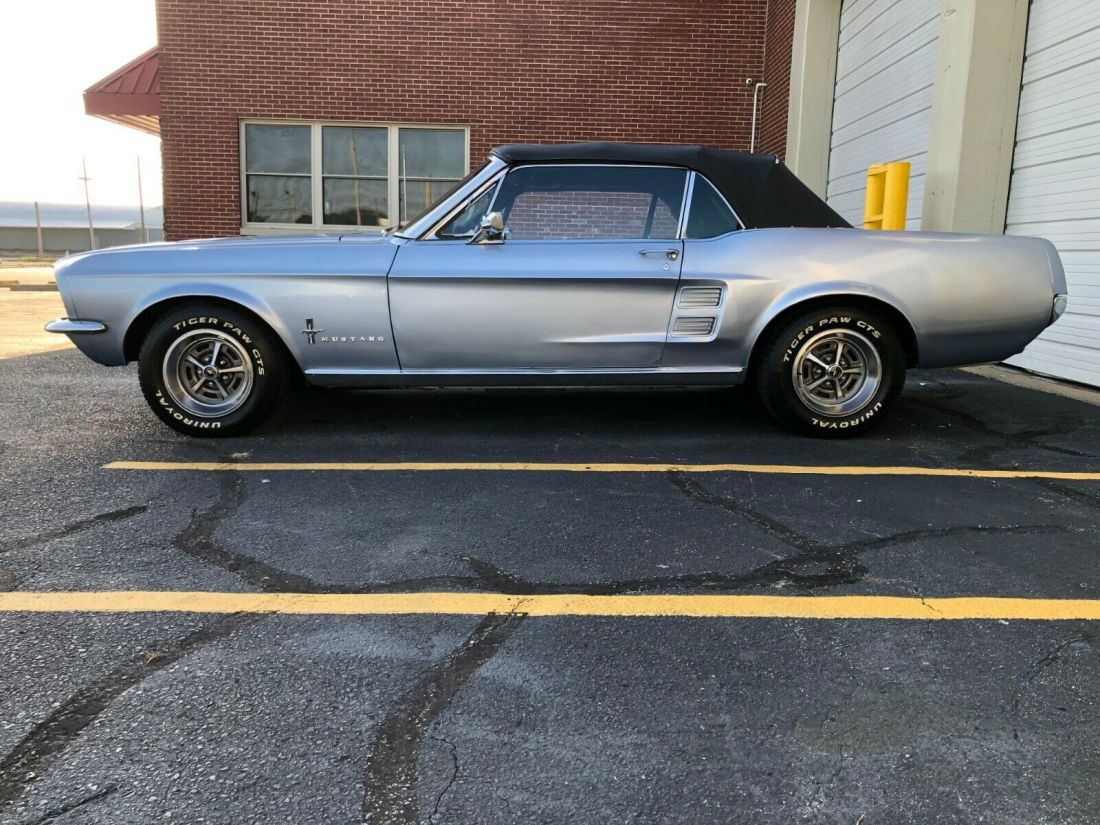 1967 ford mustang convertible Factory "Q" Code Brittany blue 1967 Ford Mustang