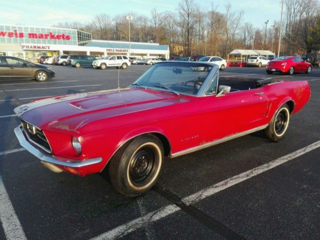1967 ford mustang convertible FREE SHIPPING within 1000 mildeluxe ac disc brakes 1967 Ford Mustang convertible