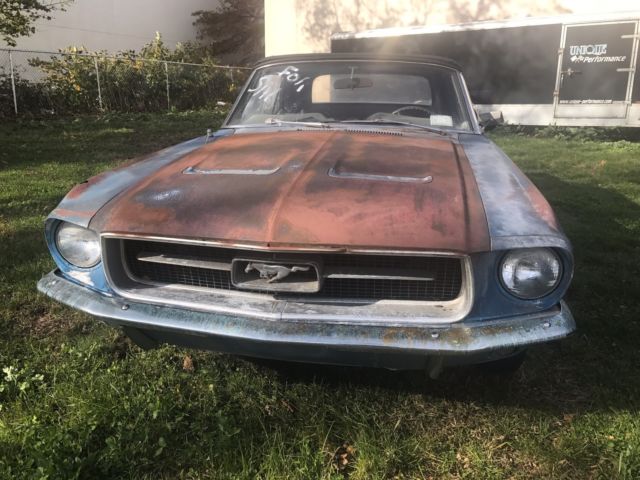 1967 FORD MUSTANG CONVERTIBLE PROJECT CAR ORIGINAL C CODE CAR NO RESERVE !!! 1967 Ford Mustang Mustang C Code Convertible