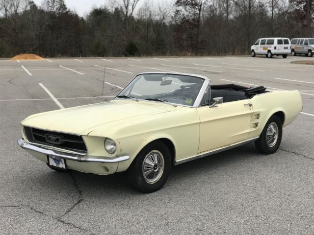 1967 Ford Mustang Convertible P/S, power top, driving project VIDEO IN AD 1967 Ford Mustang
