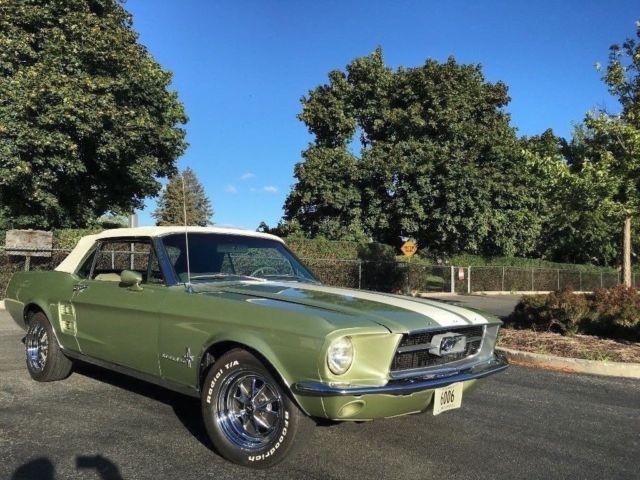1967 Ford Mustang Convertible,Restored Solid Original Body, Auto,Pwr Front Disc 1967 Ford Mustang Convertible