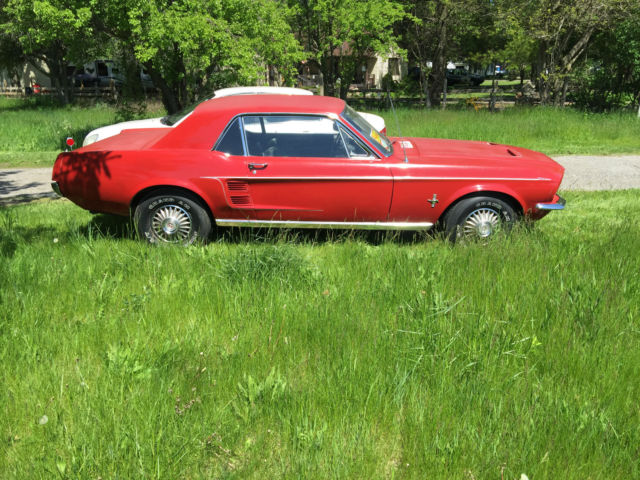 1967 Ford Mustang Coupe 289 Red Cherry RUNS GREAT! UNDER 100K NO RESERVE 1967 Ford Mustang