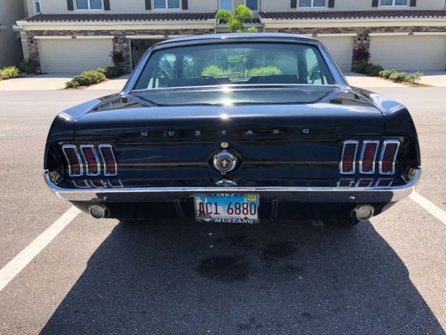 1967 ford mustang coupe 6 cylinder 56K original miles black automatic California 1967 Ford Mustang