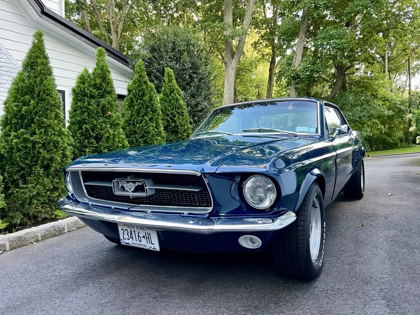 1967 Ford Mustang Coupe Blue 1967 Ford Mustang