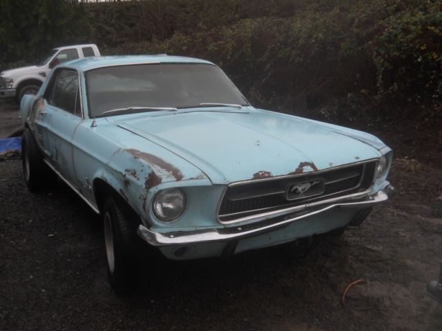 1967 FORD MUSTANG COUPLE "S" CODE 390 4 SPEED! 1967 Ford Mustang