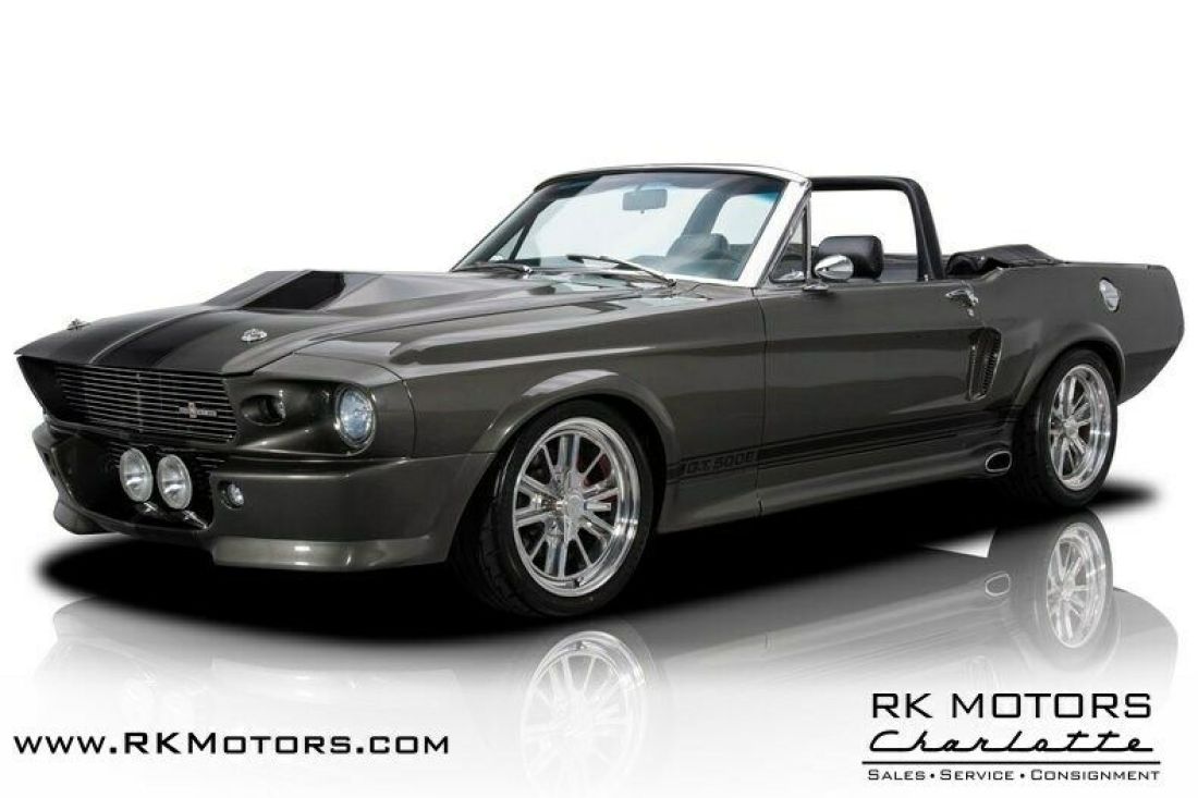 1967 Ford Mustang Eleanor Tribute Pepper Gray Convertible 427 V8 5 Speed Manual 1967 Ford Mustang Eleanor Tribute