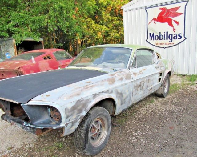 1967 FORD MUSTANG FASTBACK S CODE 390 4 SPEED PROJECT CAR 1967 Ford Mustang