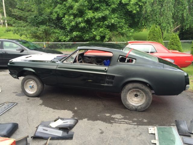 1967 FORD MUSTANG FASTBACK S CODE 390 GTA DARK MOSS GREEN HIGHLY OPTIONED RARE!! 1967 Ford Mustang GTA