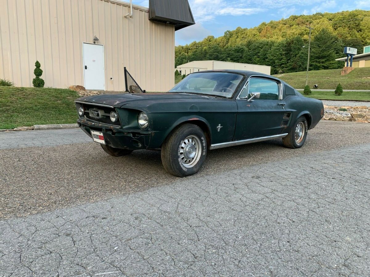 1967 Ford Mustang Fastback S Code 390 GTA Dark Moss Green Loaded with Options! 1967 Ford Mustang 390 GTA S Code