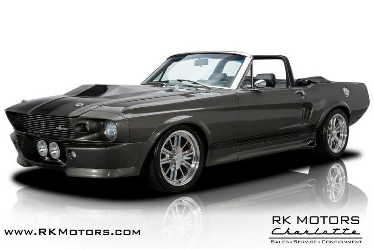 1967 Ford Mustang Pepper Gray Convertible 427 V8 5 Speed Manual 1967 Ford Mustang