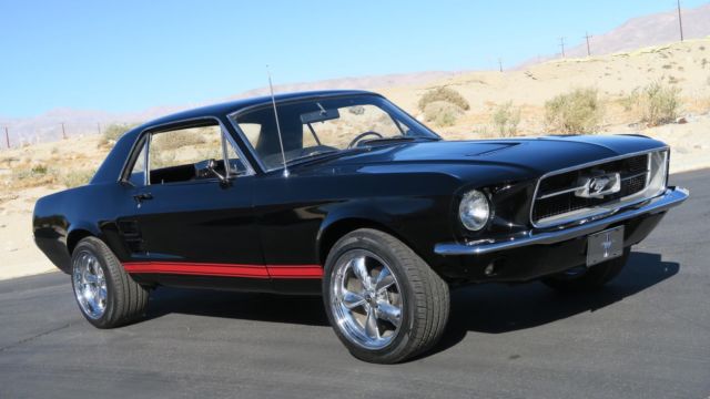1967 FORD MUSTANG RAVEN BLACK C CODE 351W UPGRADED! RESTORED IN 201 1967 Ford Mustang RAVEN BLACK C CODE 351W UPGRADED! RESTORED IN 201