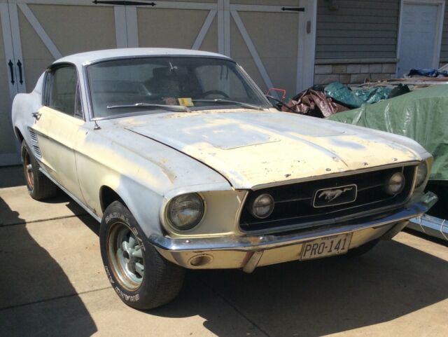 1967 FORD MUSTANG S-CODE, 390, GTA, FASTBACK, ORIGINAL, SOLID, COMPLETE, PROJECT 1967 Ford Mustang