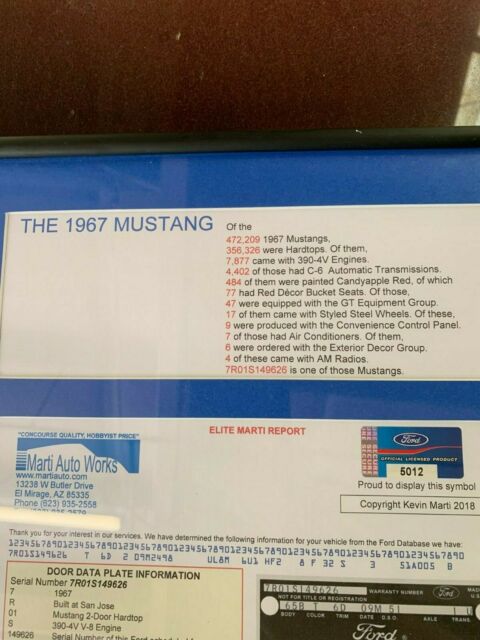 1967 Ford Mustang GTA - photo 3