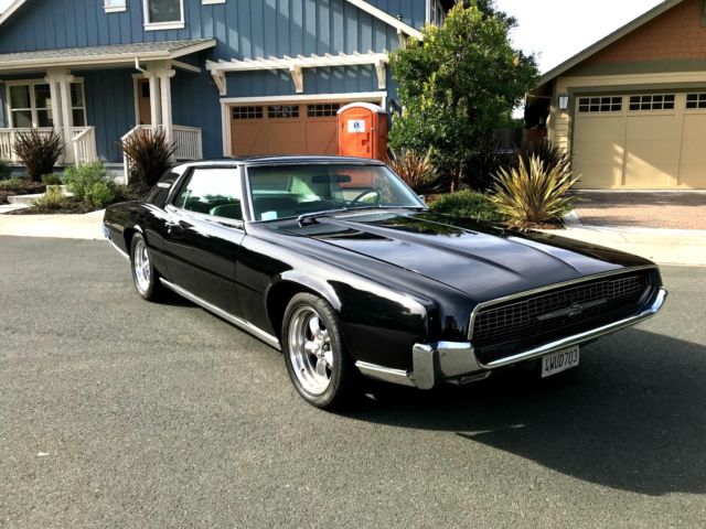 1967 Ford Thunderbird Landu Black and Chrome Clean 1967 Ford Thunderbird Chrome