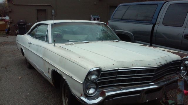 1967 GALAXIE 500 2DR FASTBACK 1967 Ford Galaxie WHITE