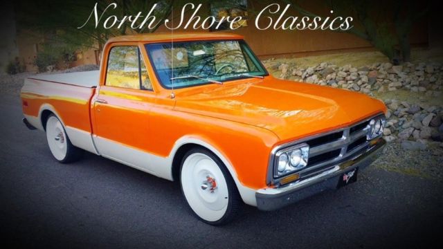 1967 GMC C-10, Orange/ White with 47,509 Miles available now! 1967 GMC C-10 C1500-4 SPEED-FRAME OFF RESTORATION FROM ARIZONA-