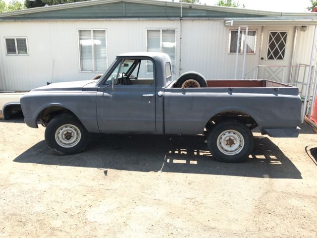 1967 GMC C10 4X4 Shortbed Fleetside First Gen 1967 Chevrolet C-10