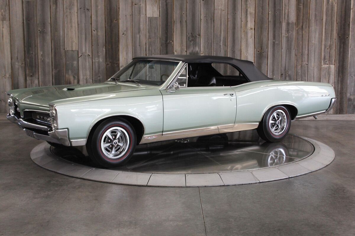 1967 Pontiac GTO #'s Matching 360 HO 4spd Conv. Restored - photo 2