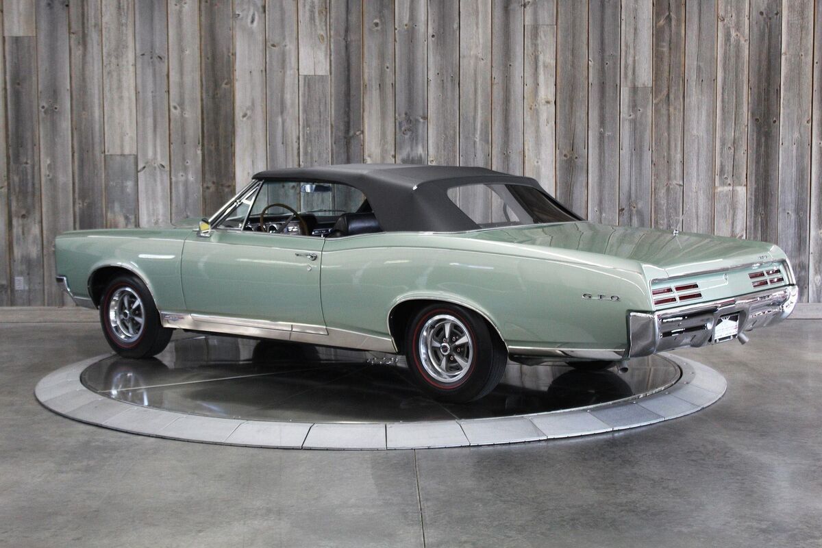 1967 Pontiac GTO #'s Matching 360 HO 4spd Conv. Restored - photo 6