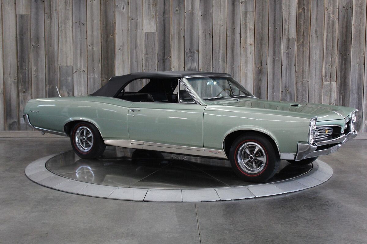 1967 Pontiac GTO #'s Matching 360 HO 4spd Conv. Restored - photo 9