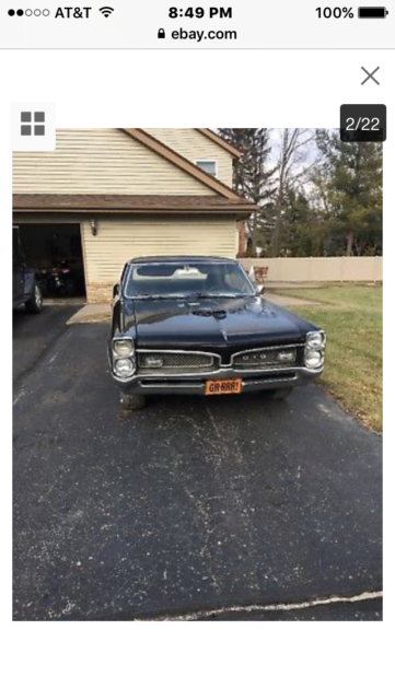 1967 Pontiac GTO coupe