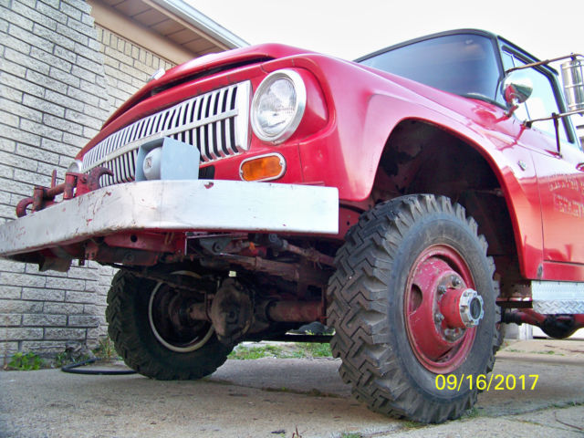1967 IHC C1300 4x4 Cab & Chassis Dually former Chicago fire Department 1967 International Harvester Other