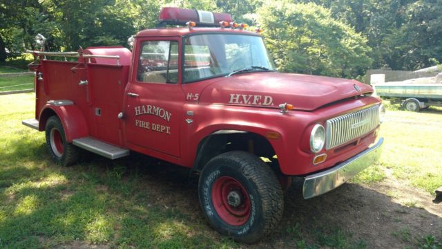 1967 International Harvester 1300 4x4 Brush truck Fire Truck 1967 International Harvester 1300