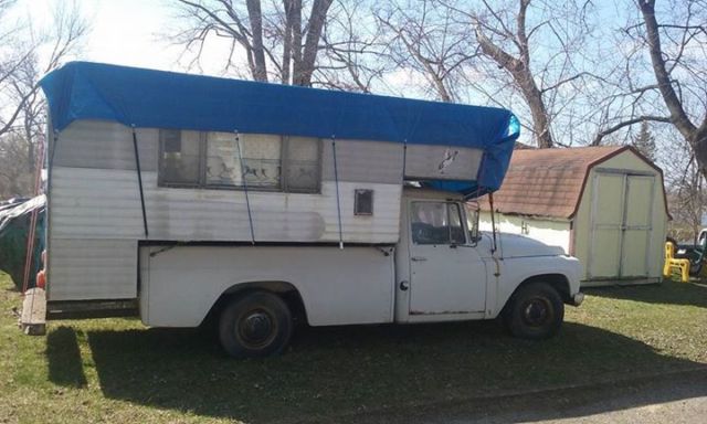 1967 INTERNATIONAL HARVESTER PICK UP TRUCK WITH CAMPER V8 VINTAGE 1967 International Harvester Other