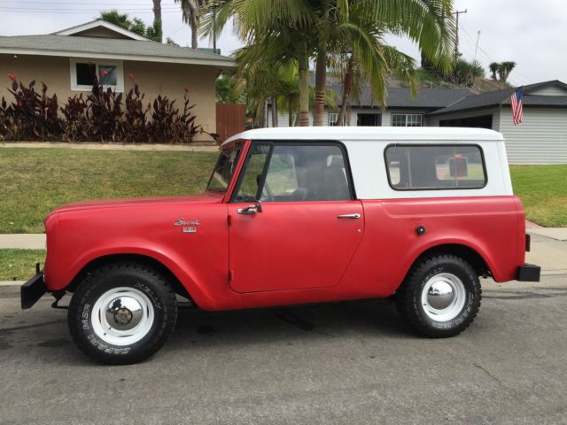 1967 International Harvester Scout 2 door removable hardtop