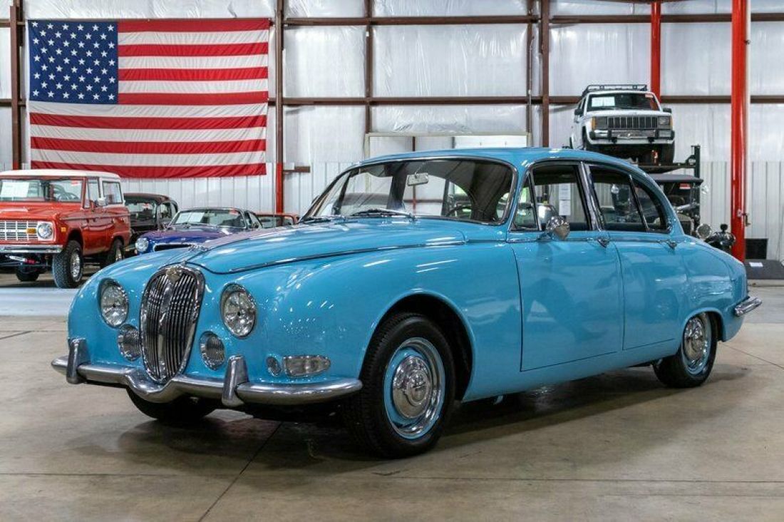 1967 Jaguar S-Type 45340 Miles Sky Blue Sedan 3.8L Inline-6 Automatic 1967 Jaguar S-Type