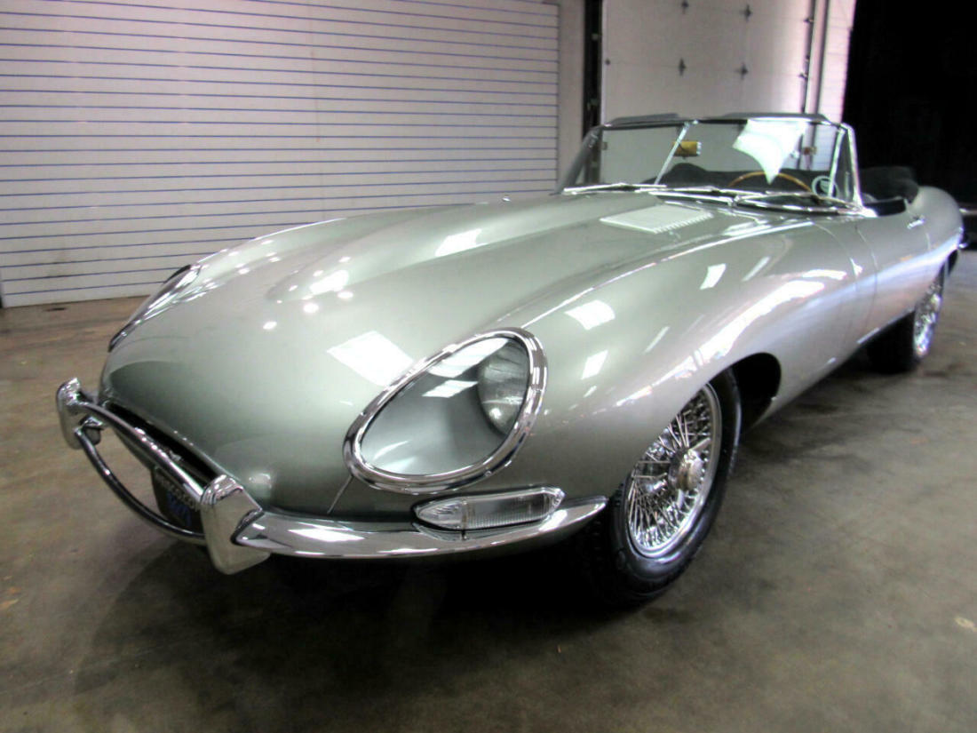 1967 Jaguar XK-E 68,176 Miles Gray Classic Car Select Manual 1967 Jaguar XK-E