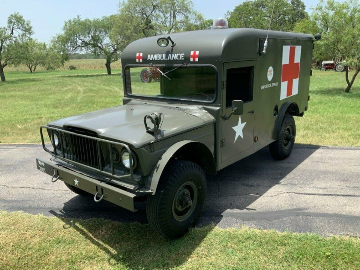 1967 Jeep M725 Ambulance 11032 Miles Green Other 230 I6 4-Speed Manual 1967 Jeep M725 Ambulance