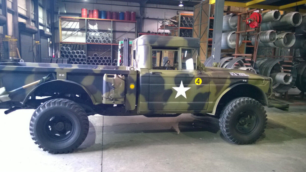 1967 Kaiser Jeep M715 Heavy Duty Military Pickup Truck Camo 1967 Jeep Kaiser M715 Military Pickup Truck
