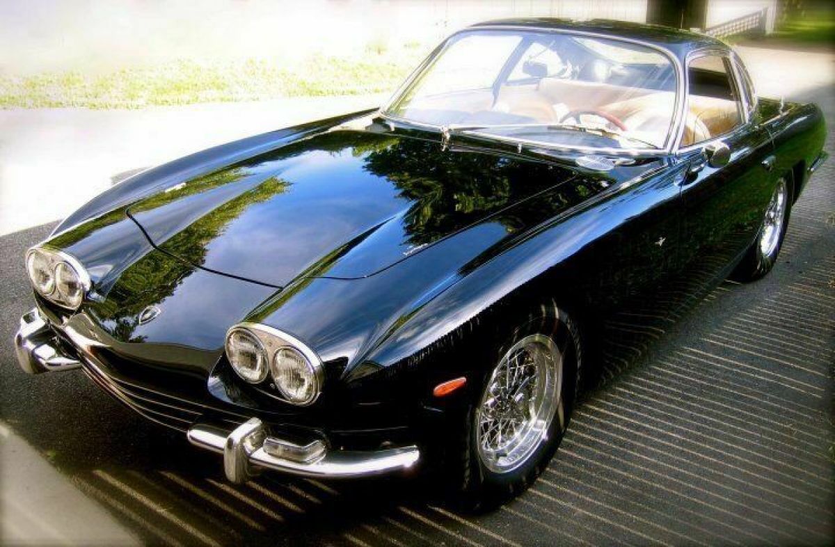 1967 Lamborghini 400gt 2+2 Stunning Black & Cream Interior Well Cared Example 1967 Lamborghini 400GT