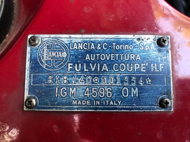 1967 Lancia Fulvia HF - photo 9