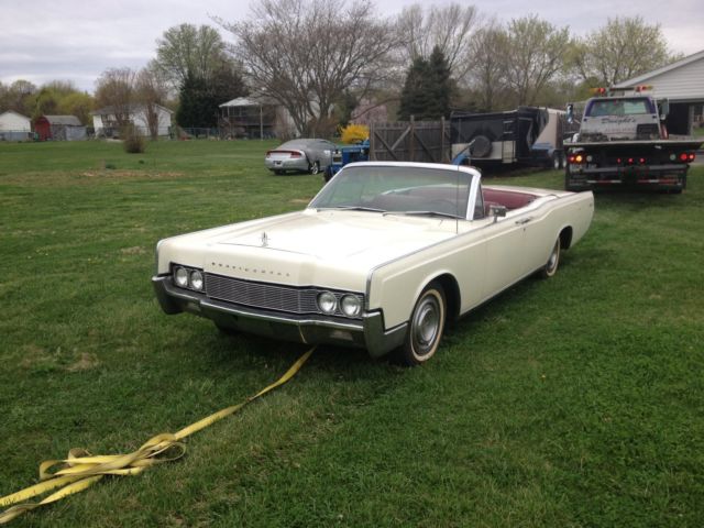 1967 Lincoln Continental convertible rust free restoration almost complete 1967 Lincoln Continental