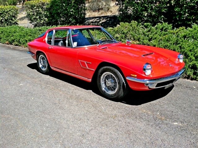 1967 Maserati Mistral Coupe, 4.0L, 5 speed, Lucas fuel injection- award winner ! 1967 Maserati Coupe