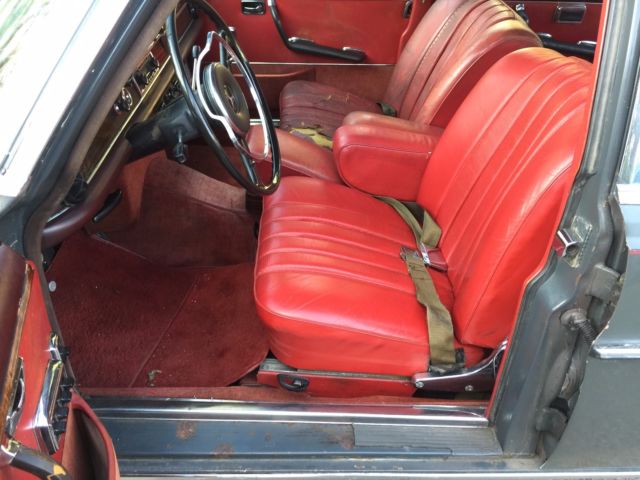 1967 Mercedes-Benz 300-Series 109.015 w. M189 Motor in Graphite Grey w.Red int. - photo 9