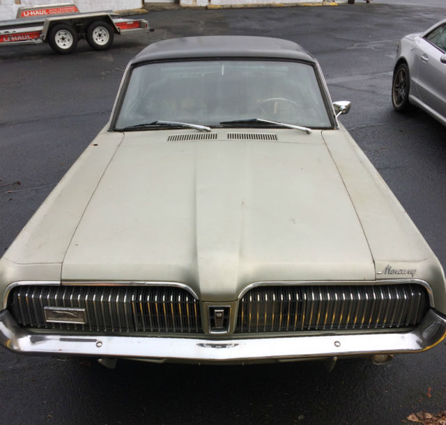 1967 Mercury Cougar XR7 Classic Antique Coupe 289 green hardtop runs 2 door NICE 1967 Mercury Cougar Coupe