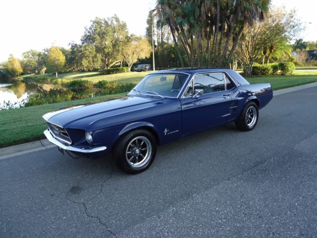 1967 MUSTANG -BEAUTIFUL CAR - EXCELLENT CONDITION - AUTOMATIC - AMAZING CAR 1967 Ford Mustang BLUE