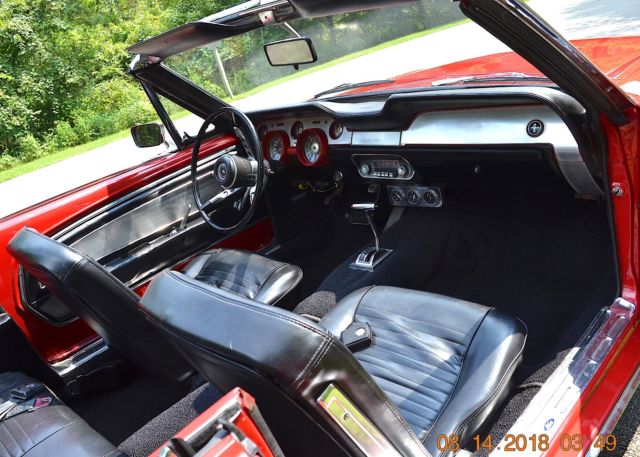 1967 Ford Mustang CONVERTIBLE GTA 289 AUTO PS PB - photo 5